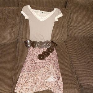 Wet Seal Skirt outfit Small size.